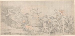 Darstellung von Guido Renis Aurora von Raphael Morghen