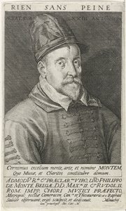 Porträt des Komponisten Philippe de Monte von Raphael Sadeler the Elder