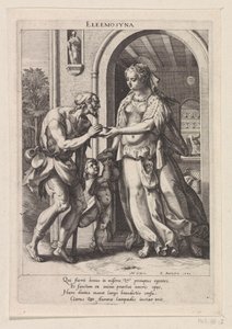 Nächstenliebe von Raphaël Sadeler (I)