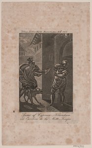 Szene von Cypresse-Knudsen. Zusatzkupfer zu Rosenbladene Nr. 6, 1837