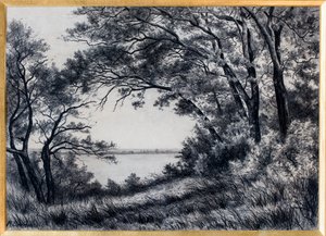 Landschaft, Gironde-Mündung