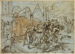 Steinigung des Heiligen Stephanus von Raymond de Lafage