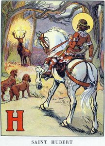 Die Vision des Heiligen Hubertus von Raymond de la Neziere