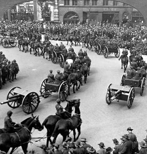Gedenken an das Ende des Ersten Weltkriegs, London, 1919