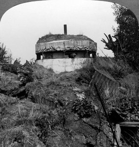 Deutscher Bunker, Bullecourt, Frankreich, Erster Weltkrieg, 1917