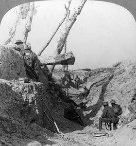 Die Linie halten bei Dickebusch, Flandern, Belgien, Erster Weltkrieg, 7. Juni 1917