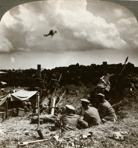 Mörser in den Schützengräben, Erster Weltkrieg, 1914-1918