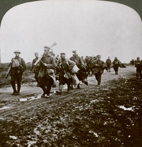 Preußen, gefangen von den Old Contemptibles im Vormarsch bei Pozieres, Erster Weltkrieg, 1914-1918