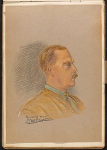 Porträt eines britischen Offiziers, Juli 1915 (Zeichnung) von Reginald Copleston Bond