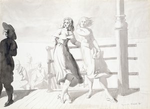 Auf der Promenade von Reginald Marsh