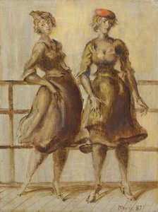 Zwei Frauen von Reginald Marsh
