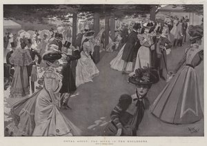 Royal Ascot, die Szene im Gehege