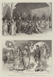 Die Weihnachts-Pantomimen an den Londoner Theatern (Gravur)