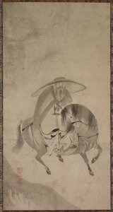 Su Dongpo reitet auf einem Esel von Reietsu