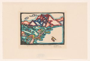 Gmünder See mit Traunstein von Reijer Stolk (signed by artist)
