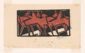 Reiter zu Pferd von Reijer Stolk (signed by artist)