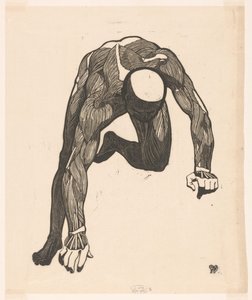 Anatomische Studie der Hals-, Arm- und Beinmuskeln eines Mannes von Reijer Stolk