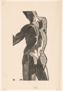 Anatomische Studie der Rücken- und Gesäßmuskeln eines Mannes von Reijer Stolk