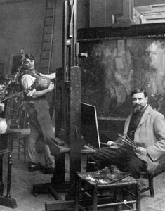 Sir Frank Brangwyn 1867-1956, walisischer Künstler, 1911-1912 von Reinhold Thiele