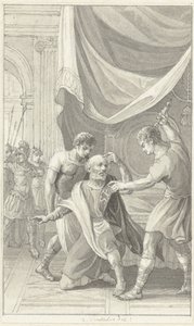 Der achtzigjährige Gordianus zum Kaiser gezwungen von Reinier Vinkeles (I)