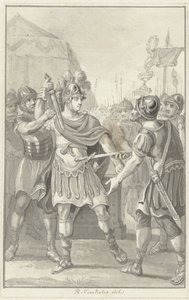 Germanicus schwört Tiberius die Treue von Reinier Vinkeles (I)