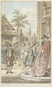 Lucas und Clarisse von Reinier Vinkeles (I)