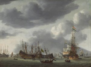 Amsterdamer Hafenszene