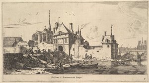 Das Eingangstor von St. Bernhard in Paris, 17. Jahrhundert