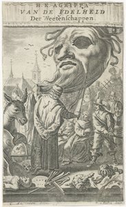 Spottbild auf die Künste von Reinier van Persijn