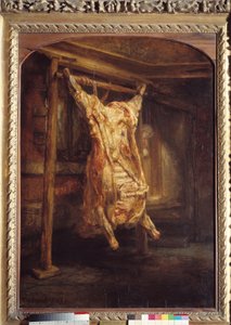 Rindfleischbark, Rindfleischkadaver auseinander