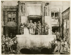 Christus dem Volk präsentiert von Rembrandt van Rijn