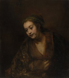 Hendrickje Stoffels, um 1650 von Rembrandt van Rijn