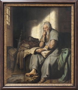 Der heilige Paulus im Gefängnis von Rembrandt van Rijn