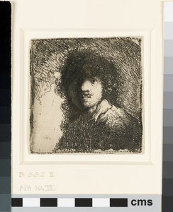 Selbstporträt ohne Kopfbedeckung: Büste, ca. 1629
