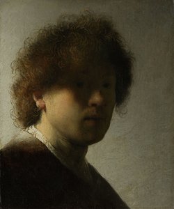 Selbstporträt als junger Mann von Rembrandt van Rijn