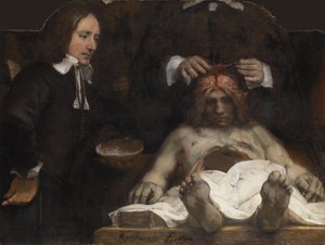 Die Anatomievorlesung des Dr. Jan Deyman, 1656 von Rembrandt van Rijn