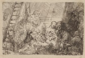 Die Beschneidung im Stall von Rembrandt van Rijn