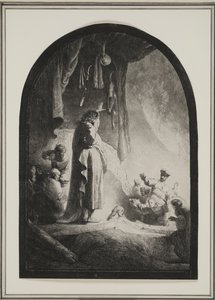 Die Auferweckung des Lazarus: Die größere Platte, ca. 1632 von Rembrandt van Rijn