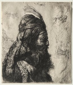 Der dritte orientalische Kopf von Rembrandt Harmensz. van Rijn