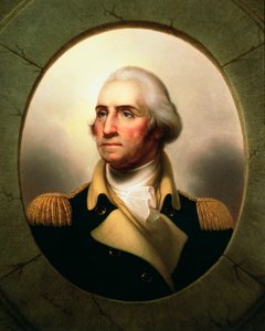 Bullaugen-Porträt von George Washington von Rembrandt Peale