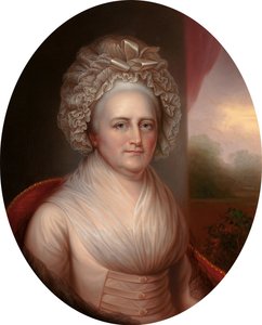 Porträt von Martha Washington 1731-1802
