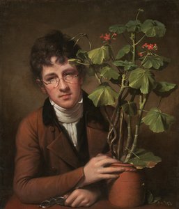 Rubens Peale mit einem Geranium, 1801