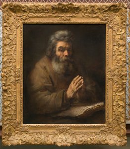 Ein bärtiger Mann mit Hut, um 1655-1660 von Rembrandt van Rijn