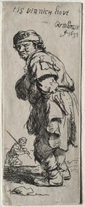 Ein Bauer ruft: "Es ist sehr kalt" von Rembrandt van Rijn