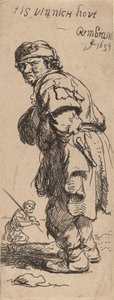 Ein Bauer ruft: Es ist beißend kalt, 1634 von Rembrandt van Rijn