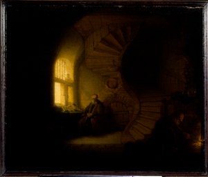 Ein Philosoph in Meditation von Rembrandt van Rijn