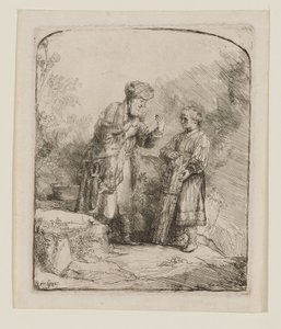 Abraham und Isaak von Rembrandt van Rijn
