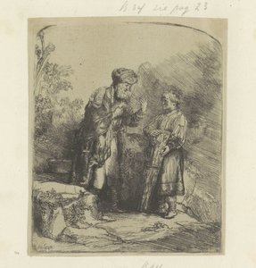 Abraham und Isaak von Rembrandt van Rijn