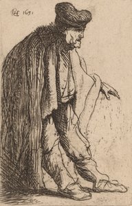 Bettler mit ausgestreckter linker Hand, 1631 von Rembrandt van Rijn