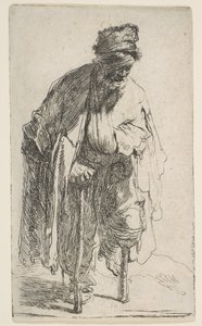 Bettler mit Holzbein, ca. 1630 von Rembrandt van Rijn